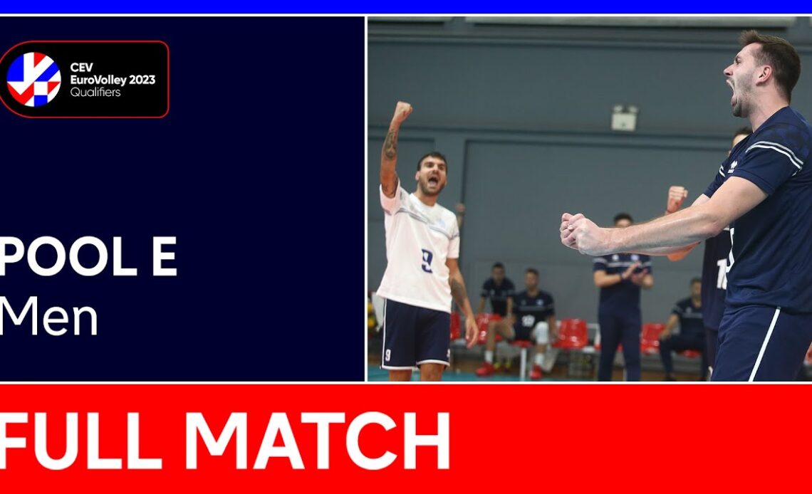 LIVE | Greece vs. Cyprus - CEV EuroVolley 2023 Qualifiers