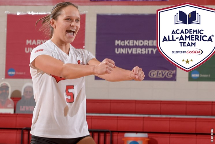 Lewis’ Poppen Named First Team Academic All-America