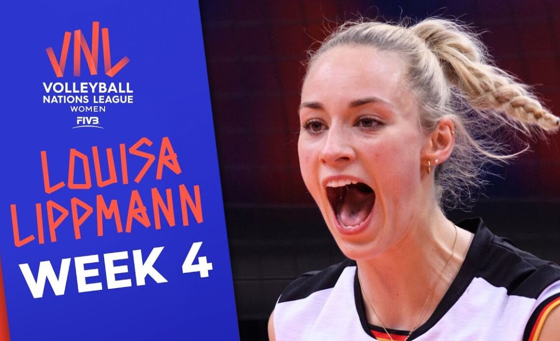 Louisa Lippmann on fire! 25 Points Made vs. Netherlands | Volleyball Nations League 2019