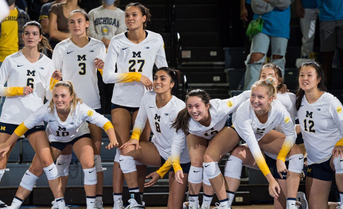 Michigan Earns Third Consecutive USMC/AVCA Team Academic Award