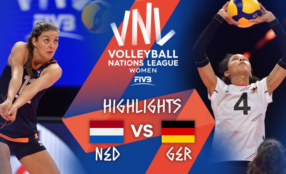 NED vs. GER - Highlights Week 1 | Women's VNL 2021