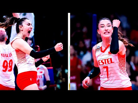 Never Make Hande be Angry, Here's Why!! |  Aggressive Style by Hande Baladin | VNL 2022 (HD)