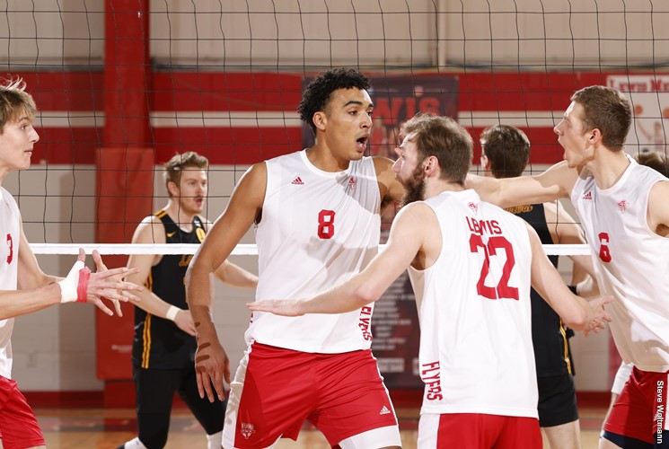 No. 12 Lewis Men’s Volleyball Season Ends In MIVA Semifinals