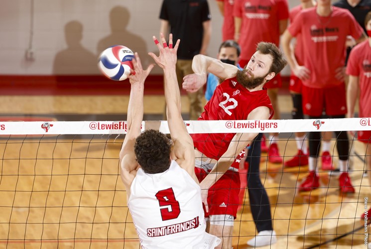 No. 13 Flyers Down Hawks In Four Sets