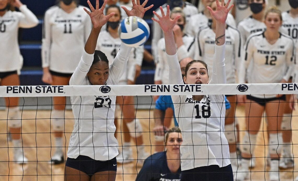 No. 13 Penn State Falls 3-1 to No. 10 Nebraska at Rec Hall