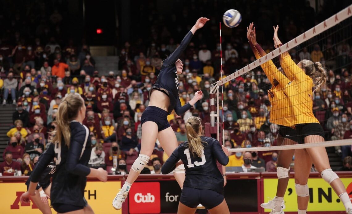 No. 13 Women's Volleyball Hosts Maryland Friday, Illinois Saturday