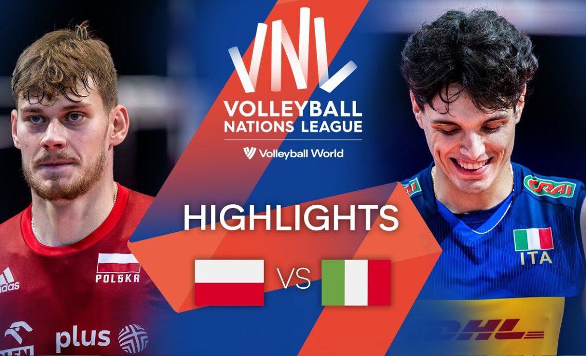 🇵🇱 POL vs. 🇮🇹 ITA - Highlights Week 1 | Men's VNL 2022