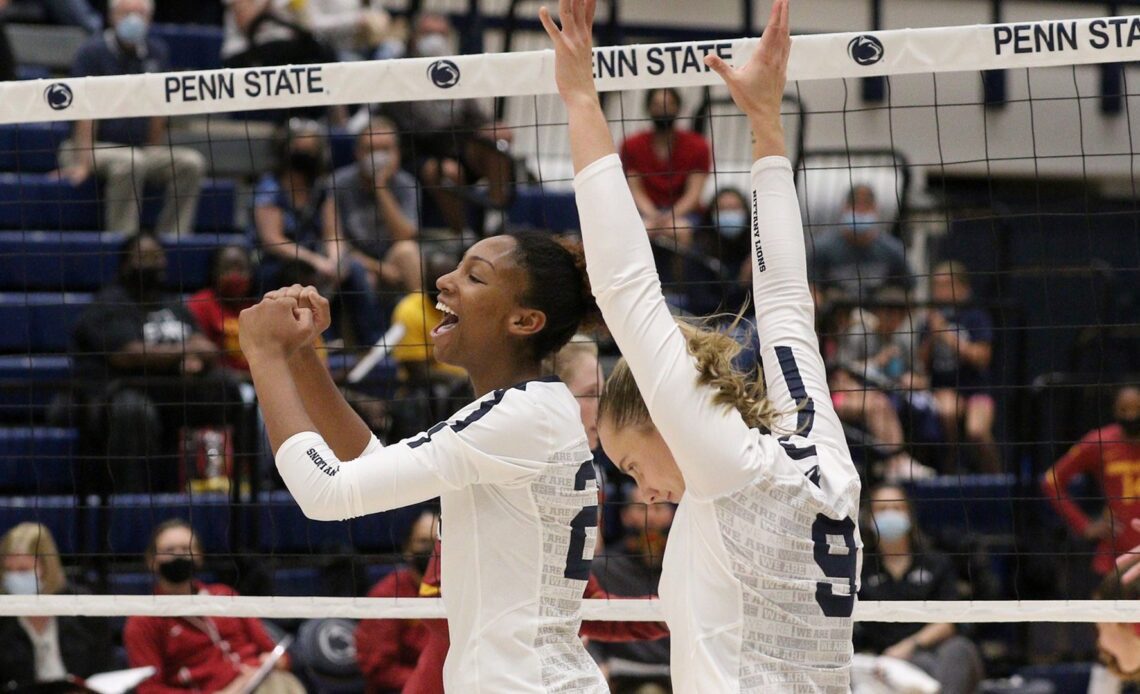 Penn State Lands Three on Women's Volleyball All-Big Ten Teams