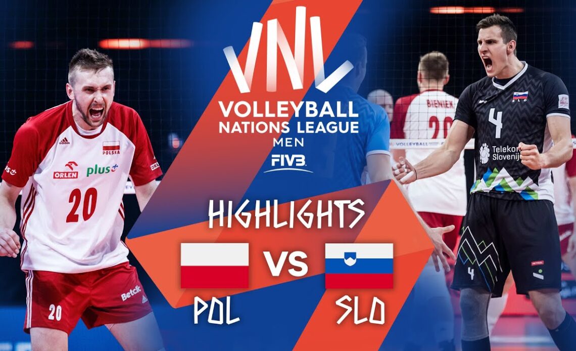 Poland vs. Slovenia - Highlights Semi-Final 2 | Men's VNL 2021