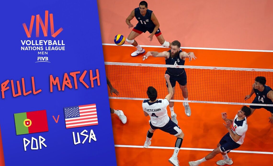 Portugal 🆚 USA - Full Match | Men’s Volleyball Nations League 2019