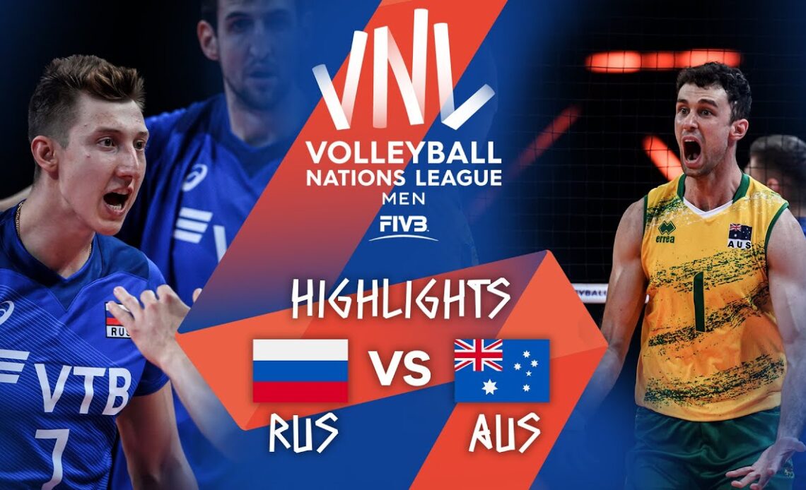 RUS vs. AUS - Highlights Week 2 | Men's VNL 2021