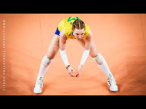 Rising STAR of Brazilian Volleyball - Julia Isabelle Bergmann 21 Years old at VNL 2022