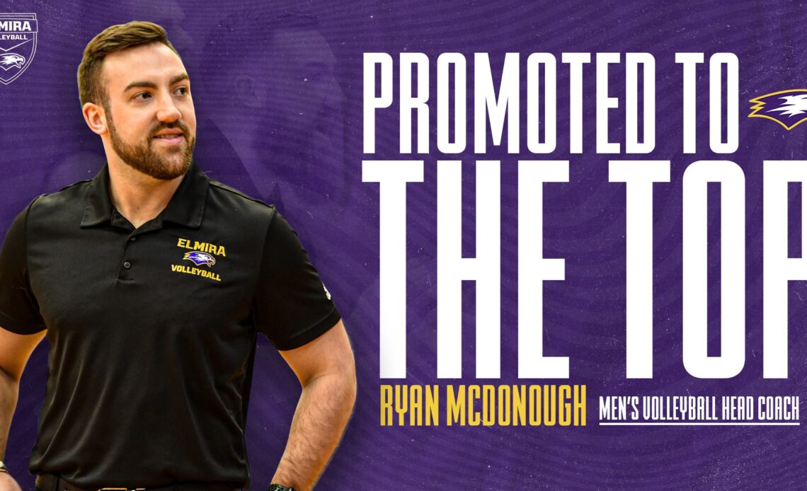 Ryan McDonough ’19 Elevated To Head Men’s Volleyball Coach at Elmira