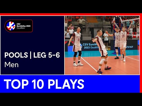 Top 10 Plays | CEV EuroVolley 2023 Qualifiers | Men (Leg 5-6)