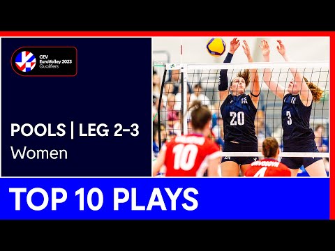 Top 10 Plays | CEV EuroVolley 2023 Qualifiers | Women (Leg 2-3)