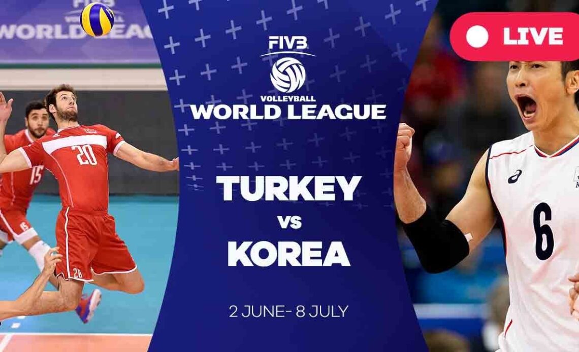 Turkey v Korea - Group 2: 2017 FIVB Volleyball World League