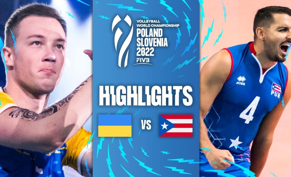 🇺🇦 UKR vs. 🇵🇷 PRI - Highlights Preliminary Phase | Men's World Championships 2022