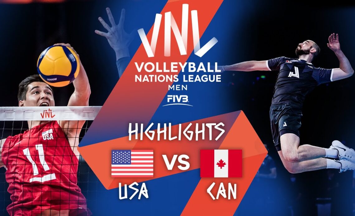 USA vs. CAN - Highlights Week 1 | Men's VNL 2021