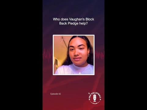 Vaughan Anoa'i | Who does Vaughan's Block Back Pledge help? | The USA Volleyball Show