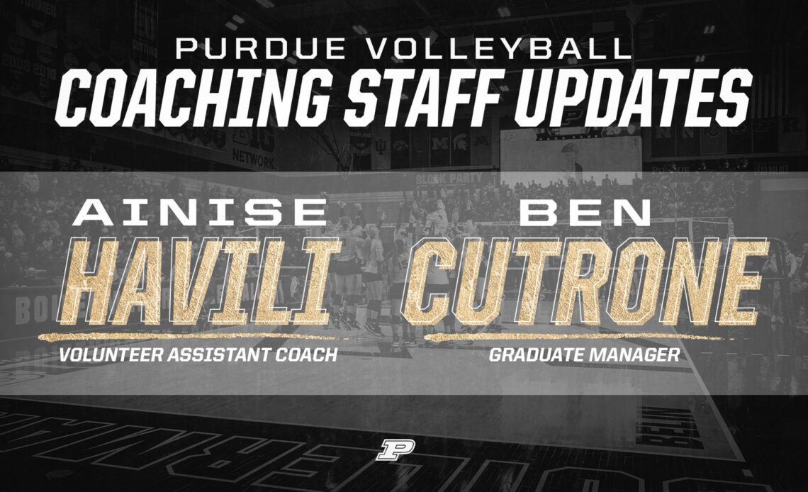 Volleyball Adds Havili, Cutrone to Staff