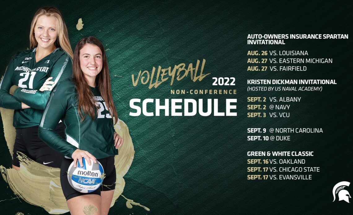 Volleyball Announces Fall Non-Conference Schedule