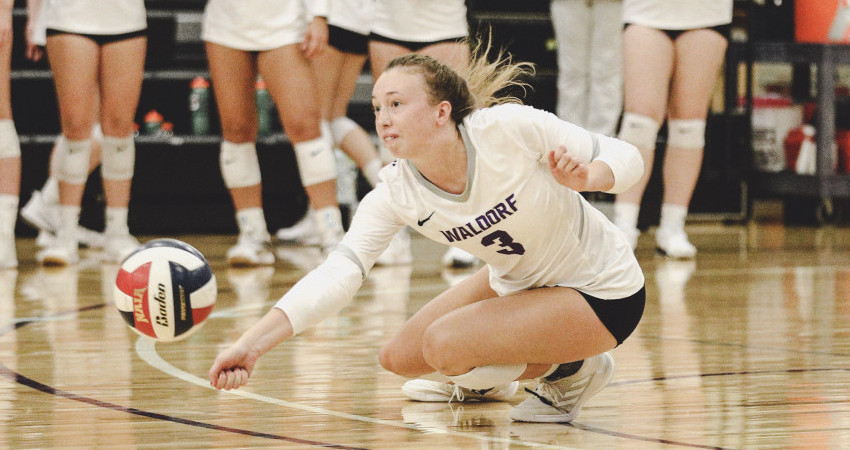 Annie Stotlar helped Waldorf to its 7th win
