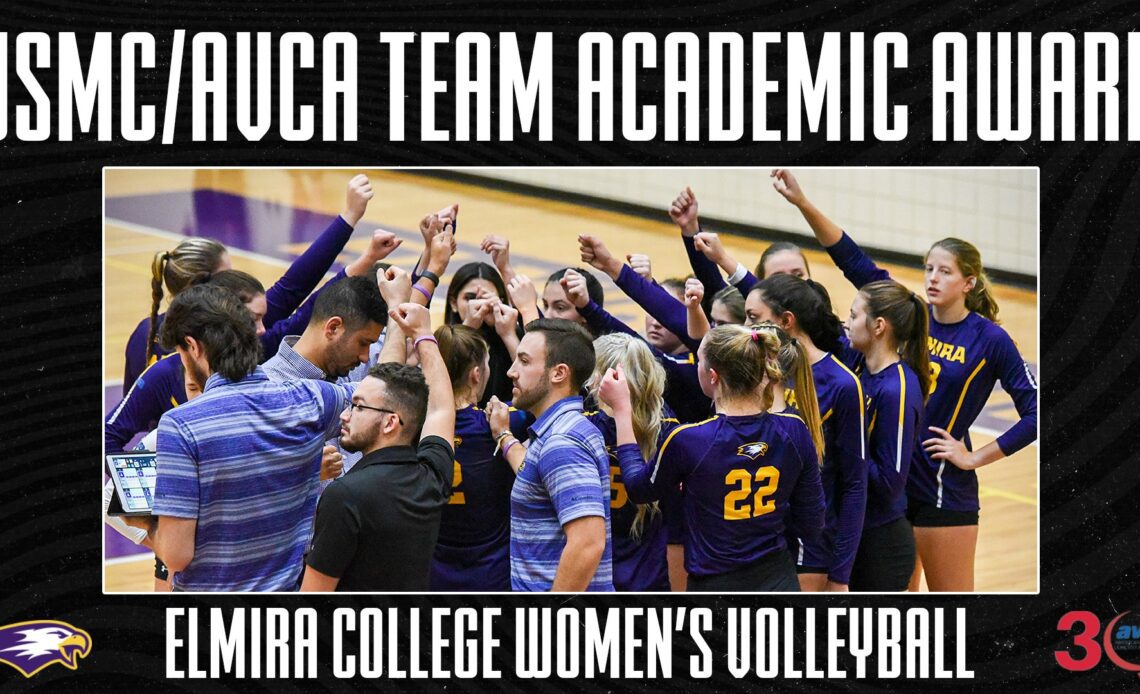 Women's Volleyball Receives USMC/AVCA Team Academic Award for Tenth Consecutive Year