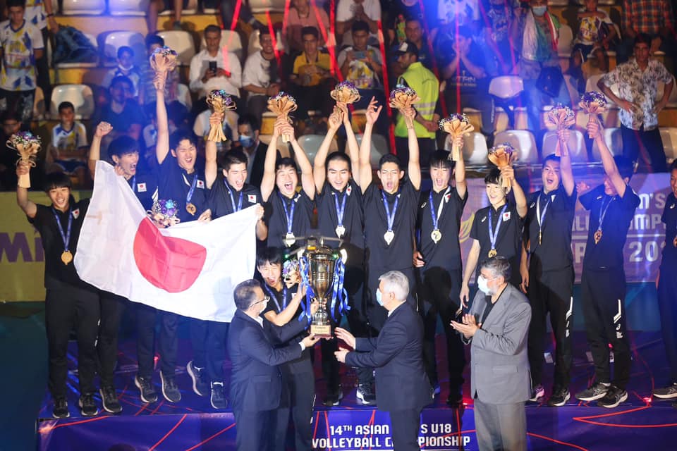 WorldofVolley :: Japan dominates 2022 Asian U18 Championship to win 3rd gold in row