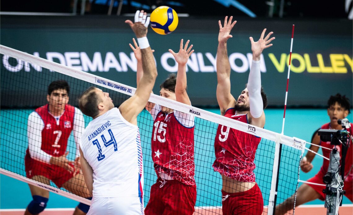 WorldofVolley :: WCH 2022 M: Atanasijević’s service bombs keep Puerto Rico on safe distance from Serbia for place in 1/8 finals