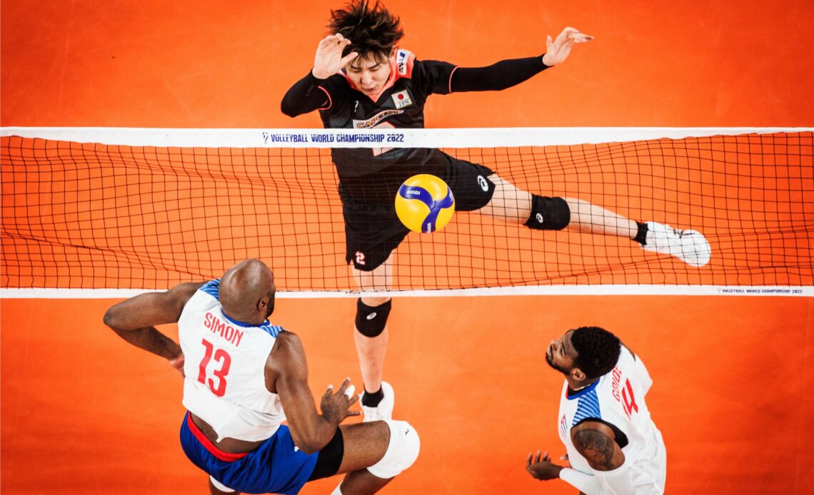 WorldofVolley :: WCH 2022 M: Cuba gets shocked by Japan and no longer depends on itself in regard to progression to Round of 16