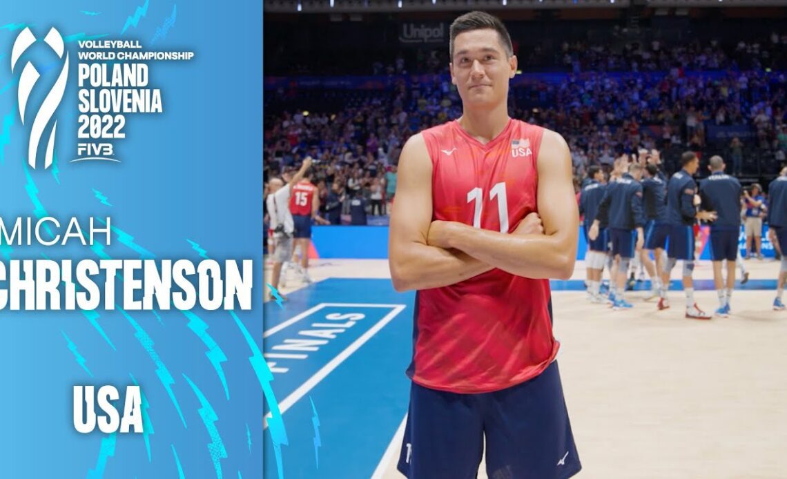 2022 FIVB Volleyball Men's World Champs Feature: Micah Christenson 🇺🇸 ...