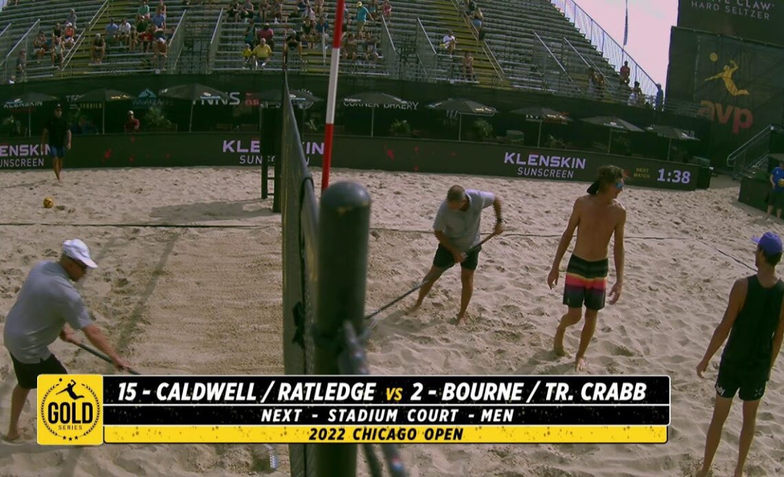 AVP Chicago Open | Bourne/Crabb vs. Caldwell/Ratledge | Stadium Court | Gold Series