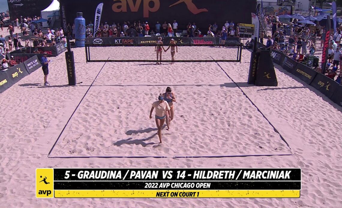 AVP Chicago Open | Graudina/Pavan vs. Hildreth/Marciniak | Court 1 | Gold Series