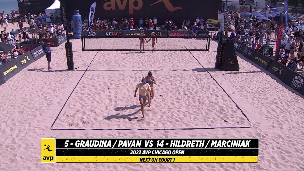 AVP Chicago Open Graudina/Pavan vs. Hildreth/Marciniak Court 1