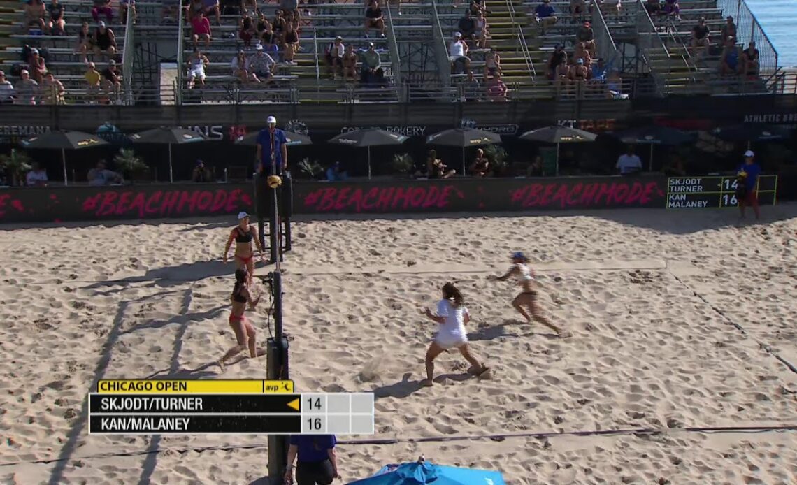 AVP Chicago Open Skjodt/Turner vs. Kan/Malaney Stadium Court Gold