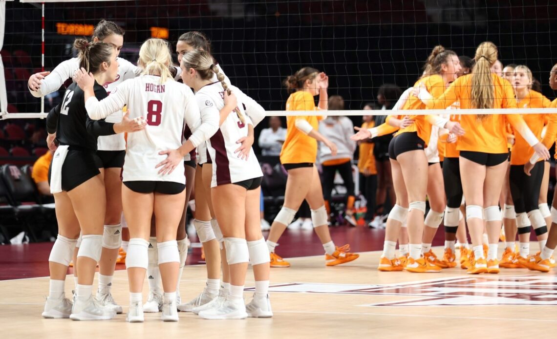 Aggies Edged by Tennessee on Sunday - Texas A&M Athletics