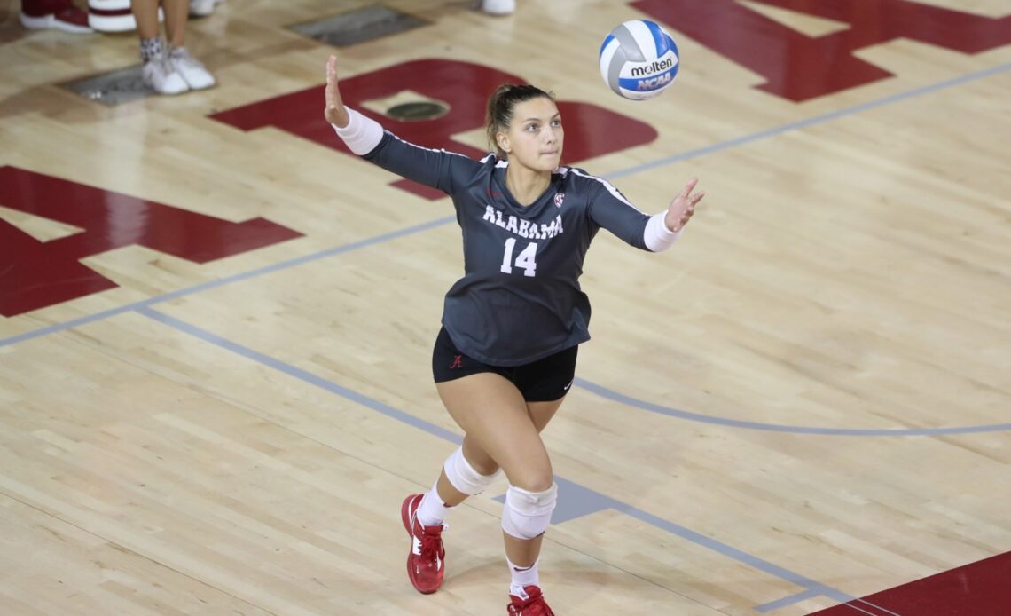 Alabama Volleyball Heads to Lexington for Saturday Match at No. 18 Kentucky