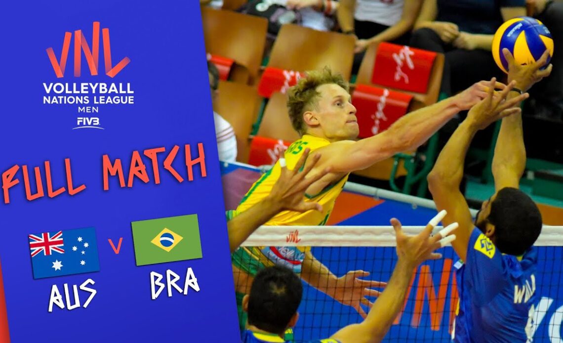 Australia 🆚 Brazil - Full Match | Men’s Volleyball Nations League 2019