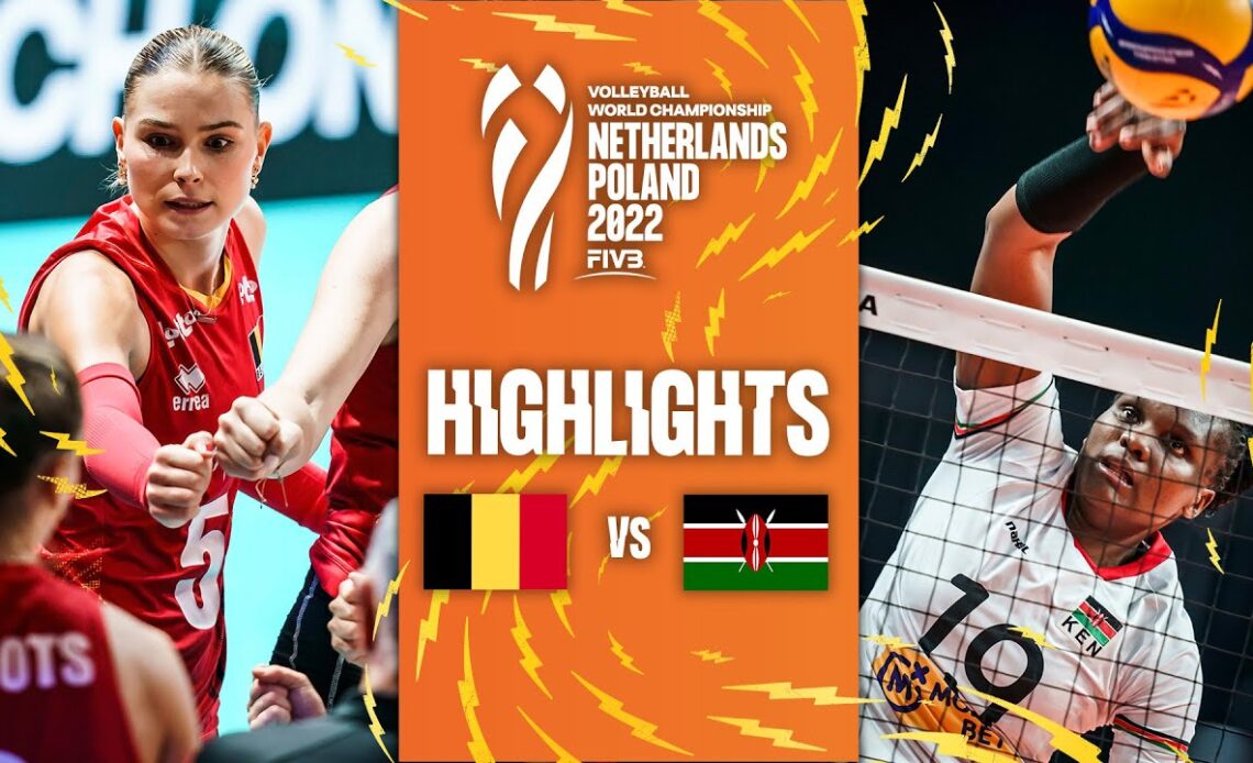 🇧🇪 BEL vs. 🇰🇪 KEN - Highlights Phase 1 | Women's World Championships 2022
