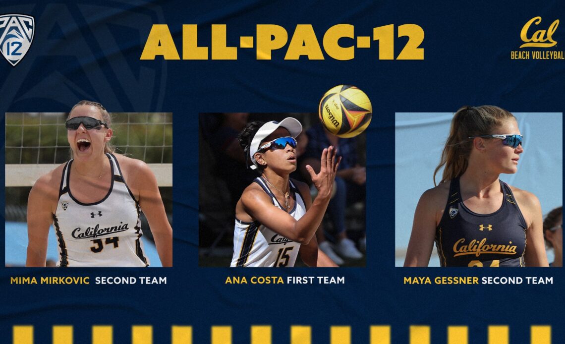 Bears Place Three On All-Pac-12 Team