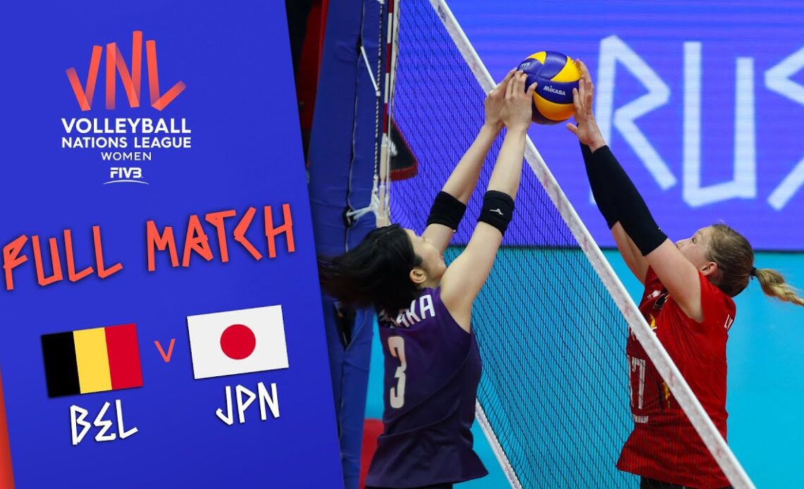 Belgium 🆚 Japan - Full Match | Women’s Volleyball Nations League 2019