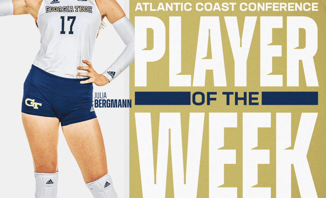 Bergmann Earns Second Straight ACC Player of the Week – Georgia Tech Yellow Jackets