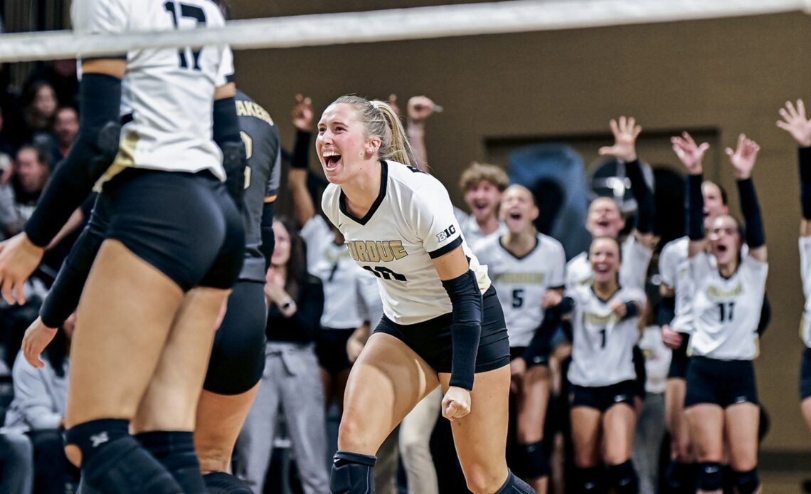 Boilermakers Sweep Big Ten Weekly Honors