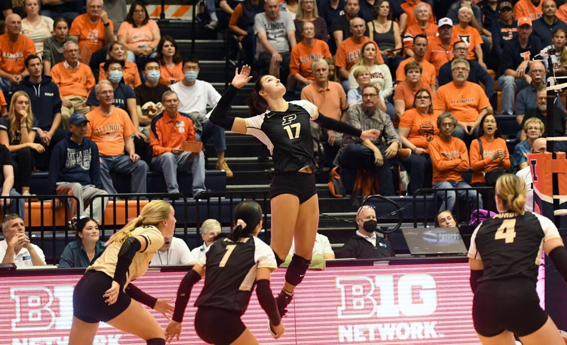 Boilermakers Victorious in 5 Set Thriller