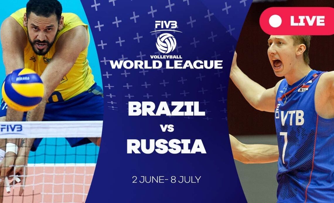 Brazil v Russia - Group 1: 2017 FIVB Volleyball World League