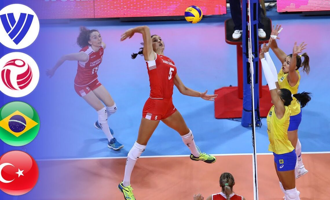 Brazil vs. Turkey - Full Match | Group 1 | Women's Volleyball World Grand Prix 2017