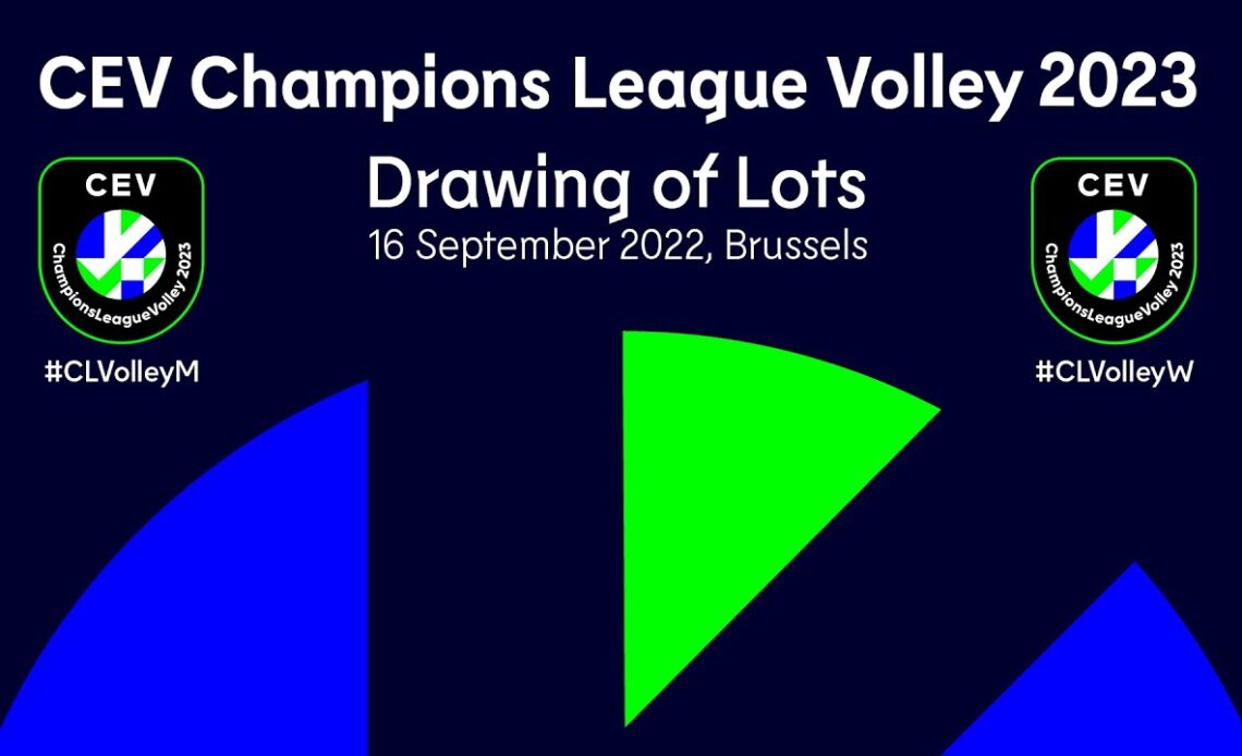 CEV Champions League Volley 2023 - 4th Round - Drawing of Lots