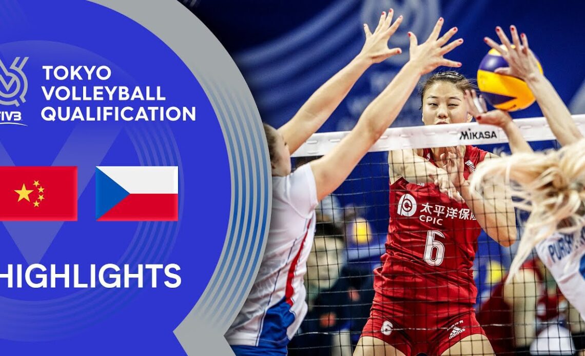 CHINA vs. CZECH REPUBLIC - Highlights Women | Volleyball Olympic Qualification 2019