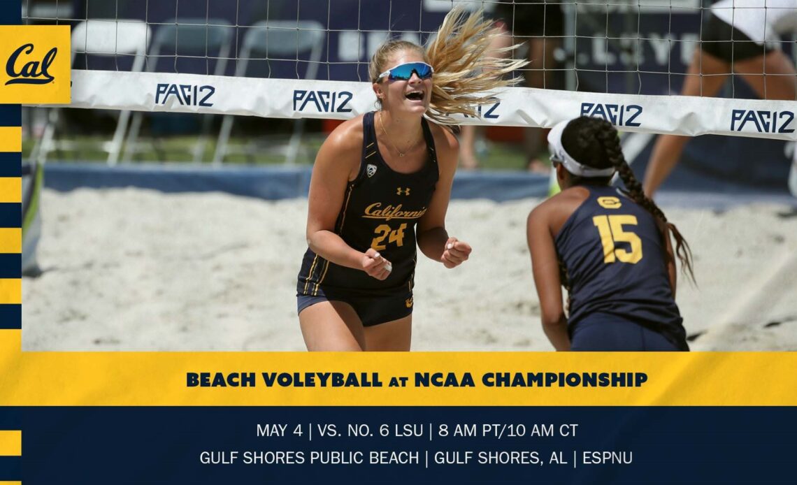 Cal Begins NCAA Championship Vs. LSU