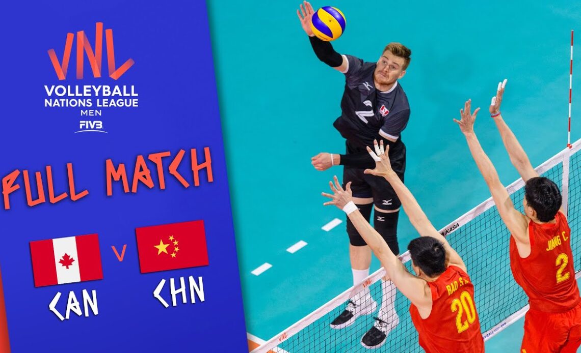 Canada 🆚 China - Full Match | Men’s Volleyball Nations League 2019